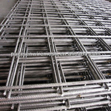 Geschweißte Ribbed Mesh / Stahl Verstärkung Mesh Panel